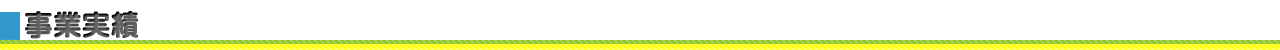 事業実績